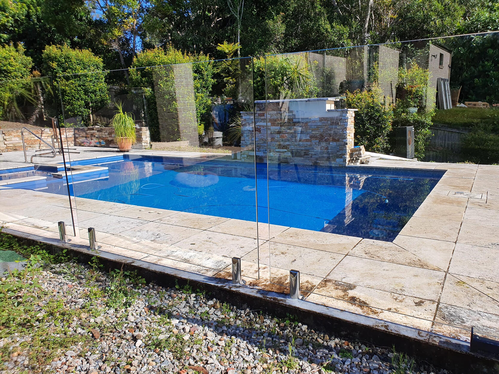 Pool fences at a house in Nerang