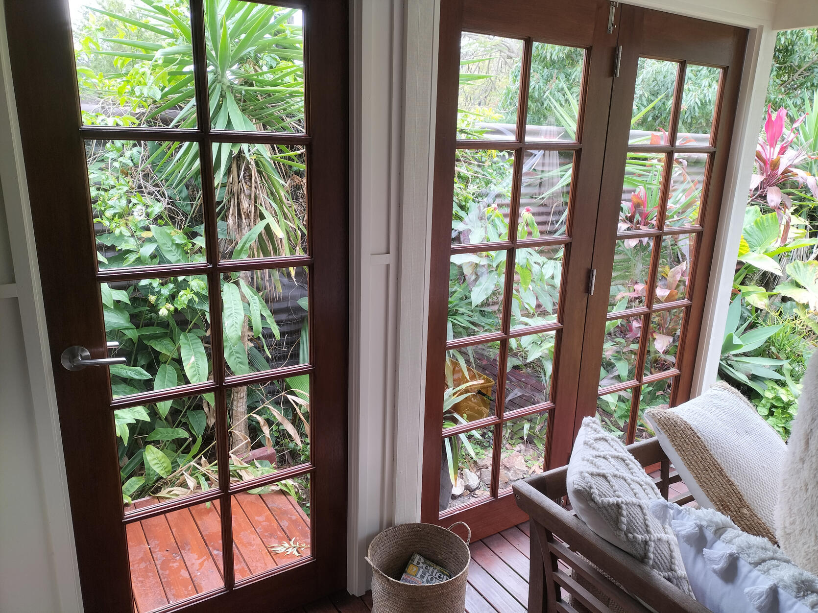 French panes at a house in Palm Beach