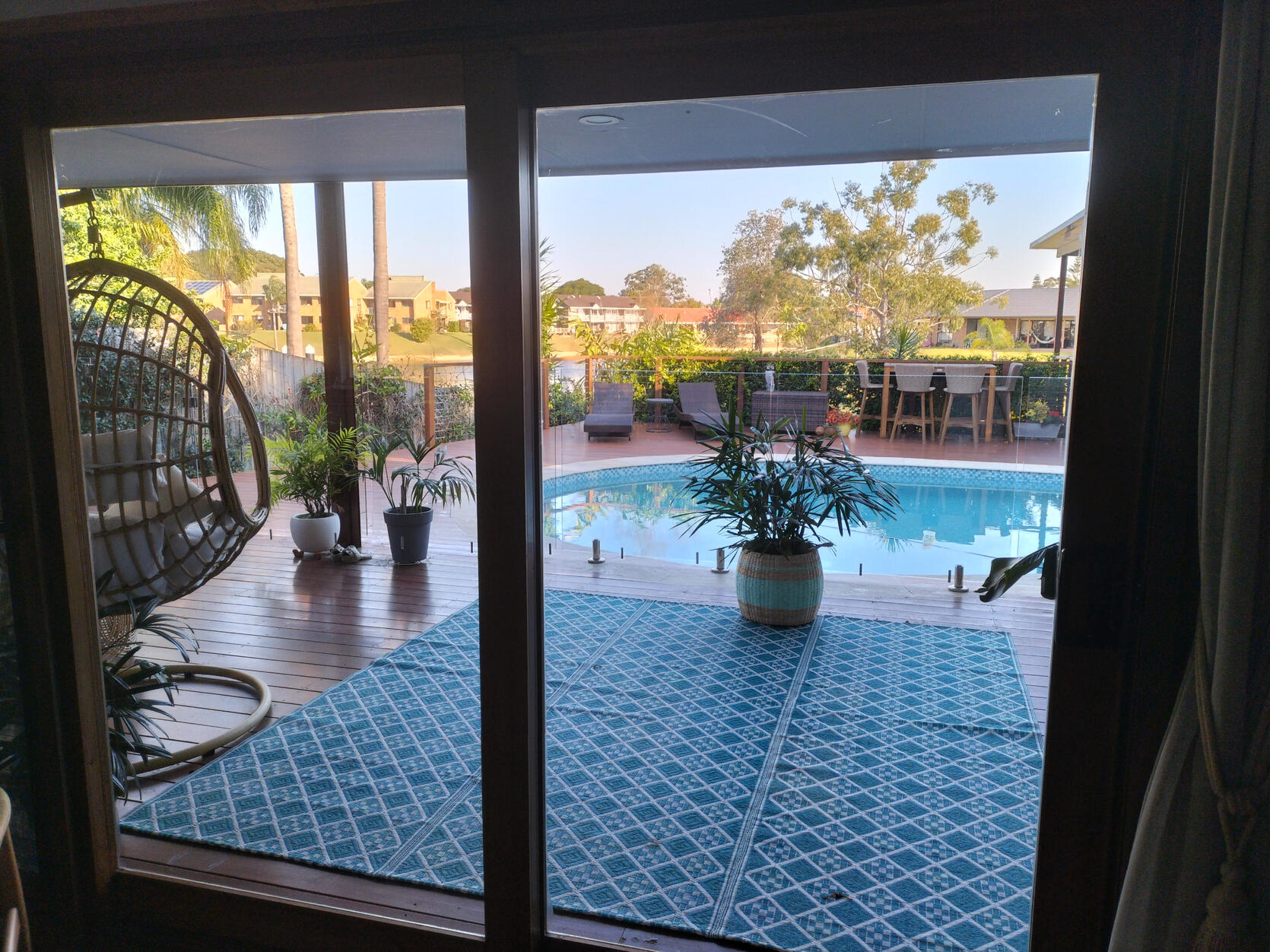 Windows at a house in Broadbeach